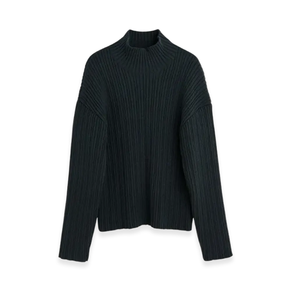 OUR LEGACY Funnel Neck "Phantom Quotidian Wool"