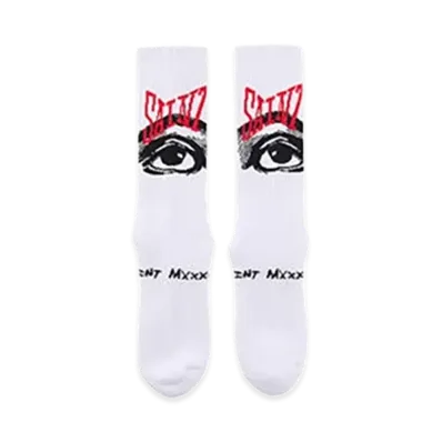 SAINT Mxxxxxx Socks/Eye "White"