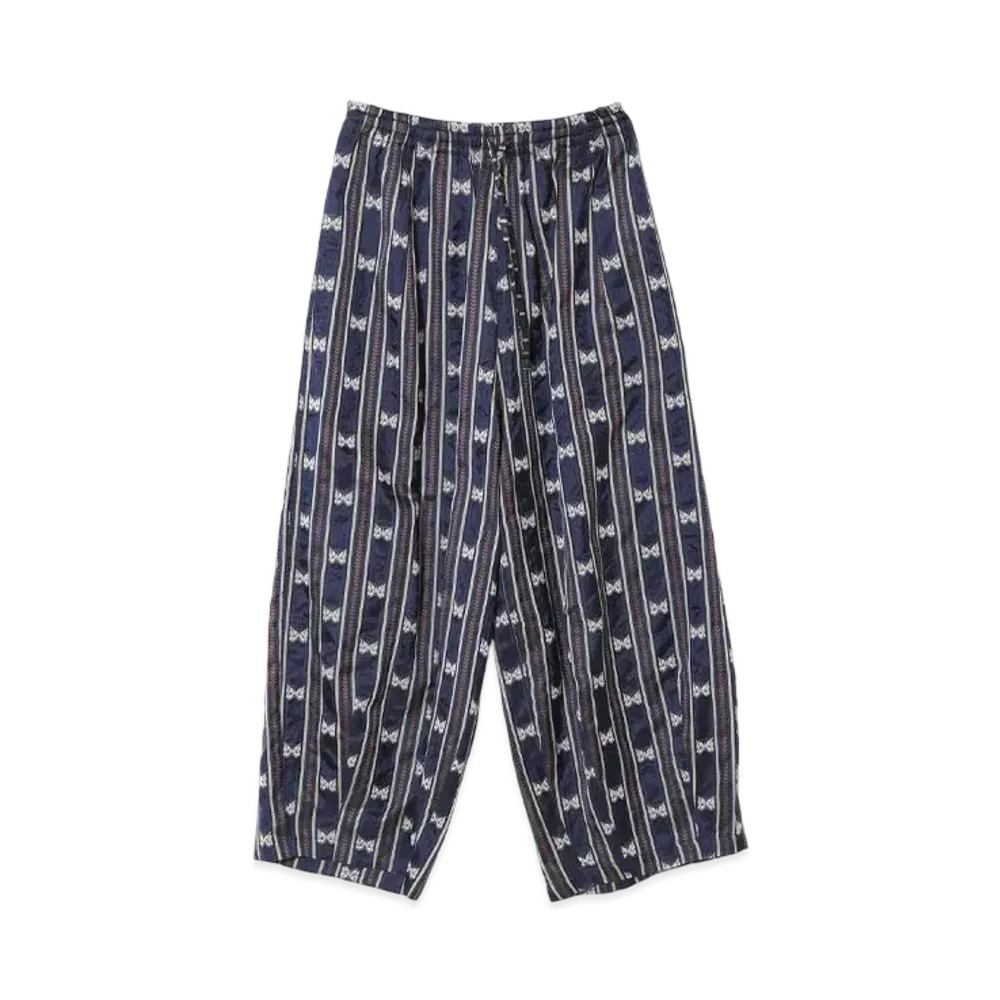 NEEDLES H.D. Pant - Papillon Stripe Jacquard. "Navy"