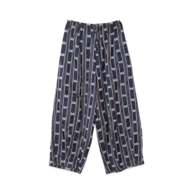 NEEDLES H.D. Pant - Papillon Stripe Jacquard. "Navy"