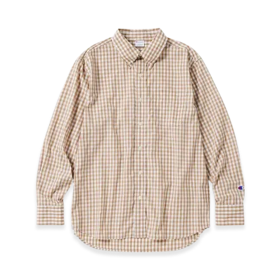 Champion Button Down Shirt 24FW "Beige"