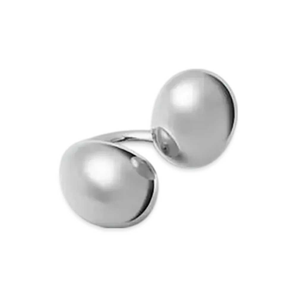 Bottega Veneta Drop Ring "Silver"