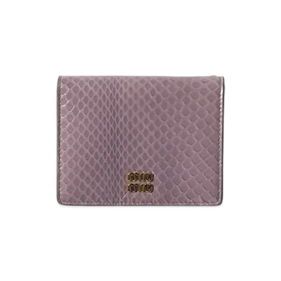 MIU MIU Ayers Wallet "Wisteria Purple"