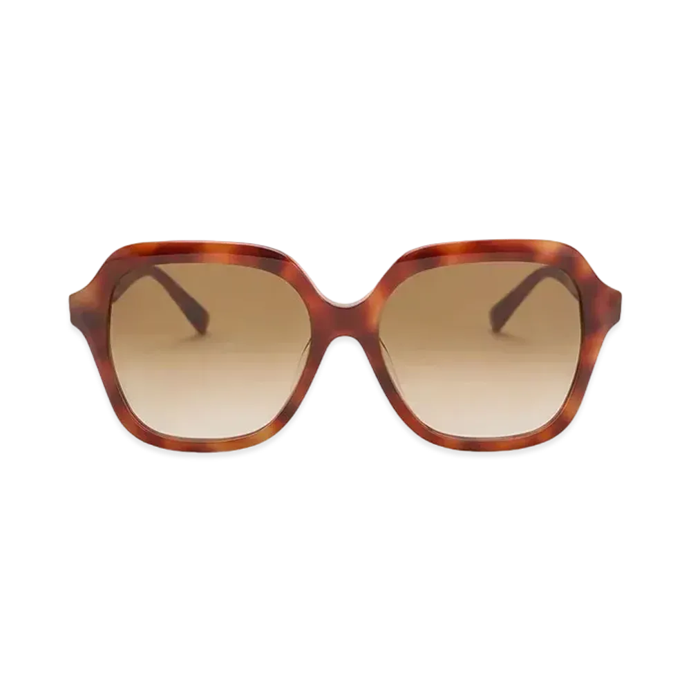 CHARLES & KEITH Recycled Acetate Wide Square Sunglasses "T.Shell"