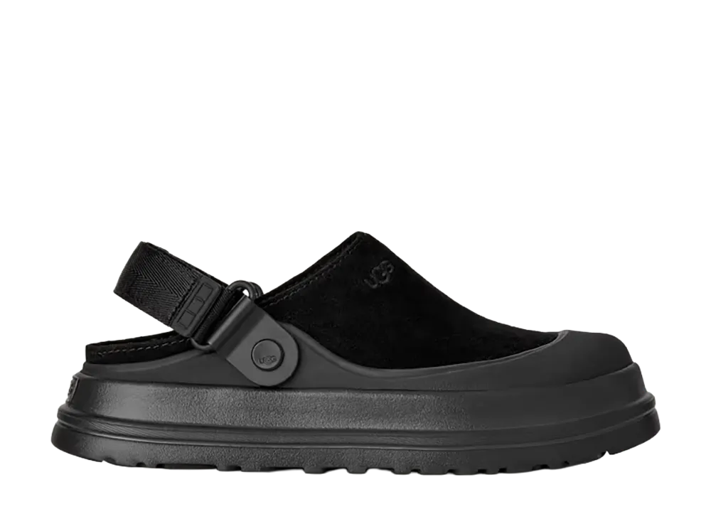 UGG Women's GoldenGlow Suede Clog "Black"