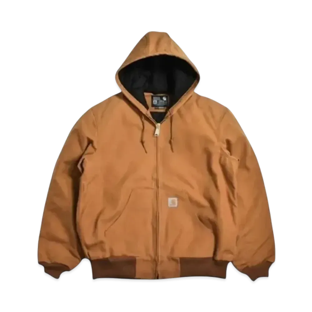 Carhartt Duck Insulated Flannel-Lined Active Jacket "Brown"