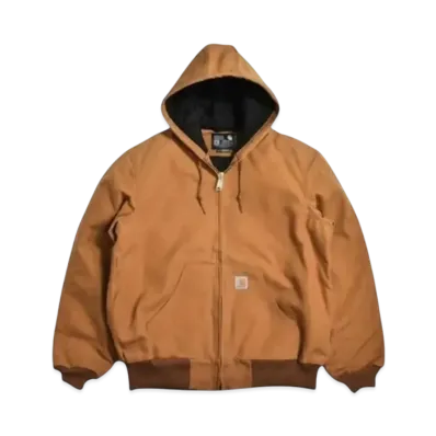 Carhartt Duck Insulated Flannel-Lined Active Jacket "Brown"