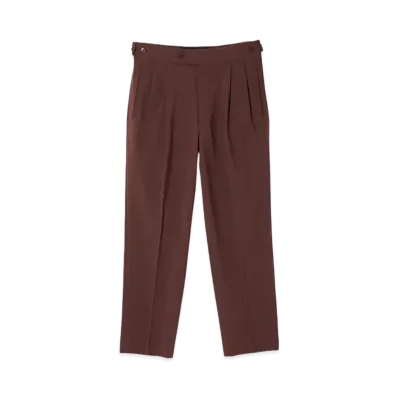 NEEDLES Tucked Side Tab Trouser - Poly Cloth "Purple"