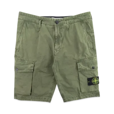 Stone Island L07WA T.CO+OLD Bermuda Shorts - 20SS "Olive Green"
