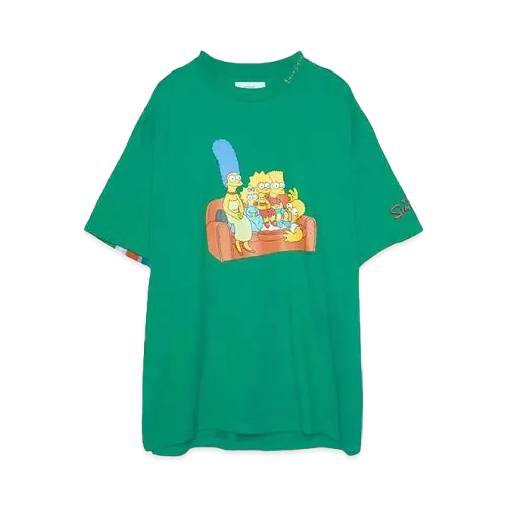 FACETASM The Simpsons/FACETASM RIB BIG TEE "GREEN"