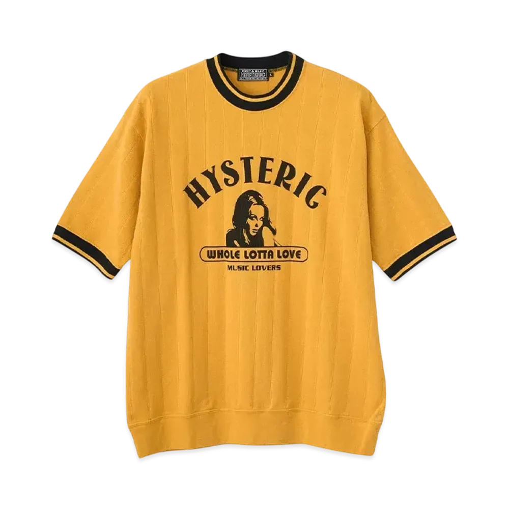HYSTERIC GLAMOUR Hysteric Ll Pullover "Yellow"