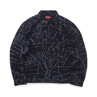 Supreme Gonz Map Work Jacket "Black"