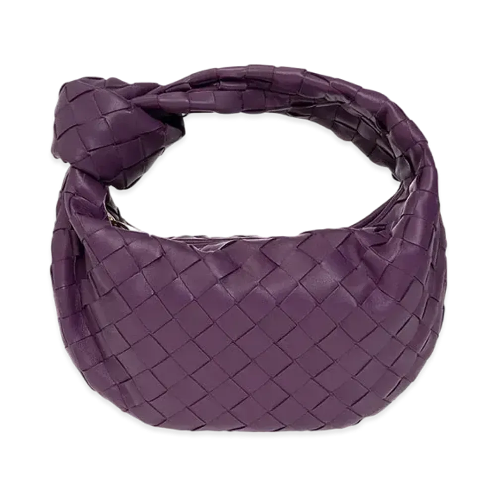 Bottega Veneta Mini Jodie Mini Bag "Eggplant"