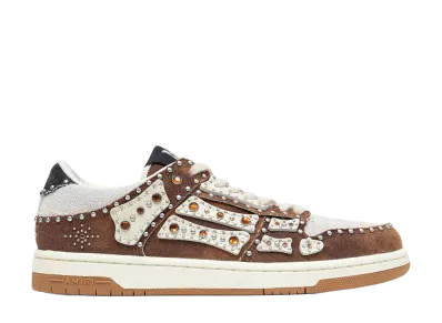 AMIRI Stud Skel Top Low "Brown"