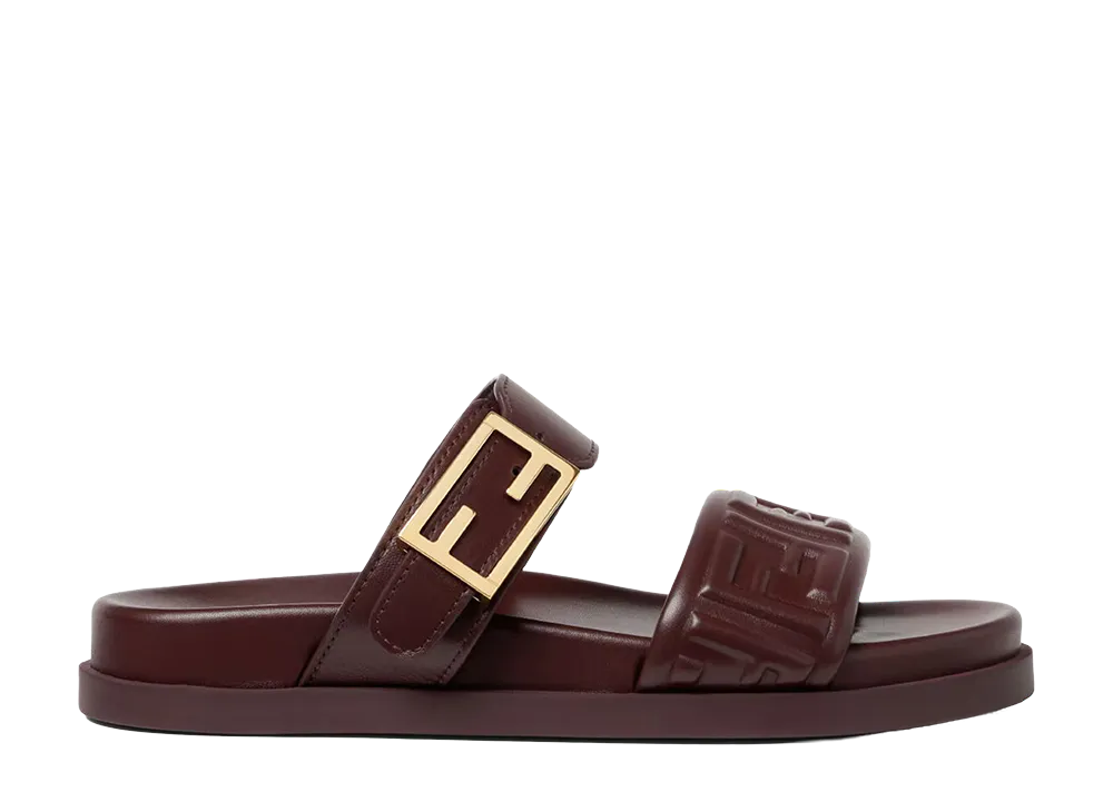 FENDI Women's Feel Slippers "Purple"