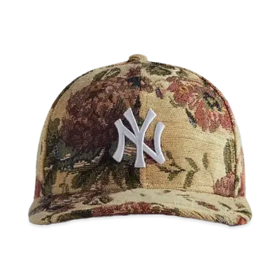 Kith x New Era x New York Yankees Tapestry Floral Waldorf Low Cap "Highland"