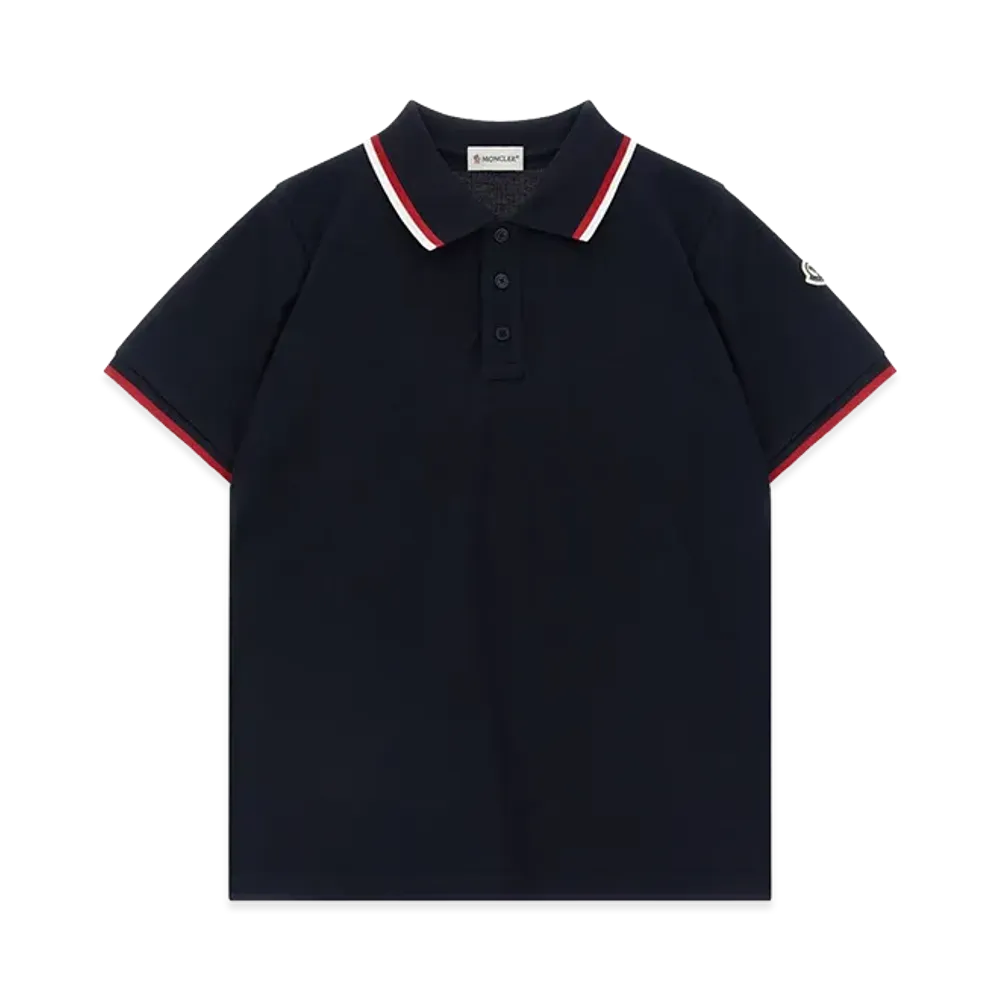 MONCLER Kids Polo Shirt "Dark Blue"