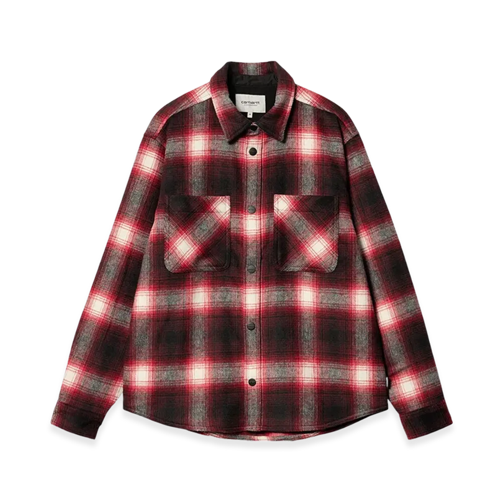 Carhartt WIP Moreau Check Shirt Jacket "Cherry"