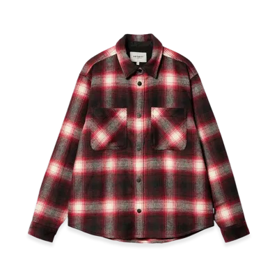 Carhartt WIP Moreau Check Shirt Jacket "Cherry"