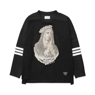 MAYO MARIA EMBROIDERY GAME SHIRTS "BLACK"