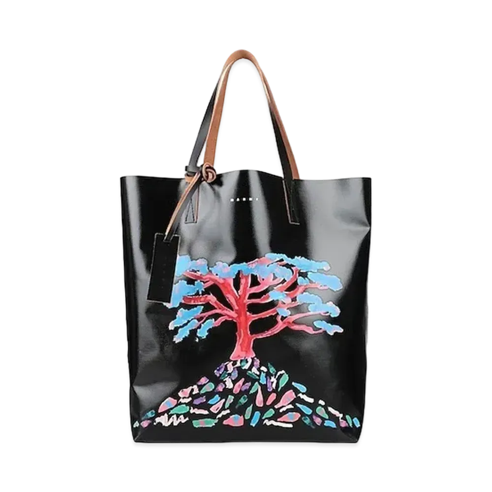 MARNI PVC Tote Bag "Black"