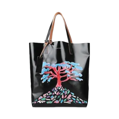 MARNI PVC Tote Bag "Black"