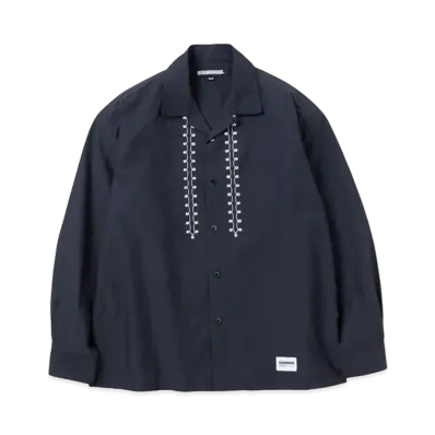 NEIGHBORHOOD Cord Embroidery Shirt LS "Black"