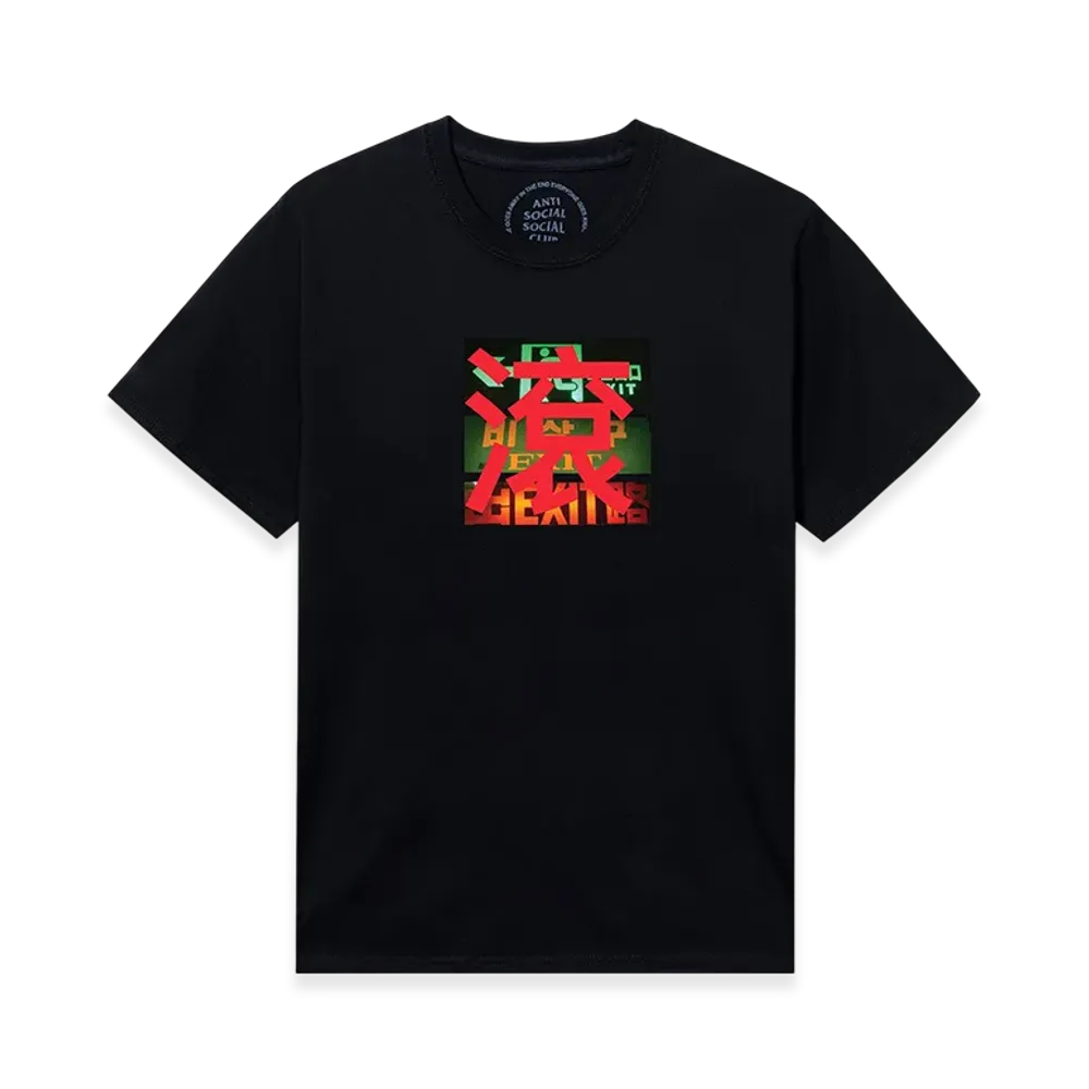 ANTI SOCIAL SOCIAL CLUB Exit Tee "Black"
