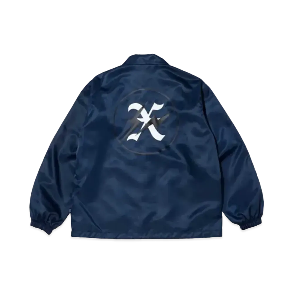 GOD SELECTION XXX x FRAGMENT Coach Jacket "Navy"