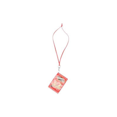 BALENCIAGA Chips Cell Phone Pouch "Red"