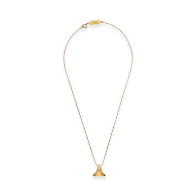 MM6 Maison Margiela New Signature Necklace "Yellow Gold"