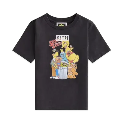 Kith x Sesame Street Kids Vintage Tee "Black"