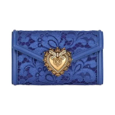 Dolce&Gabbana Devotion Mini Bag Race "Blue"