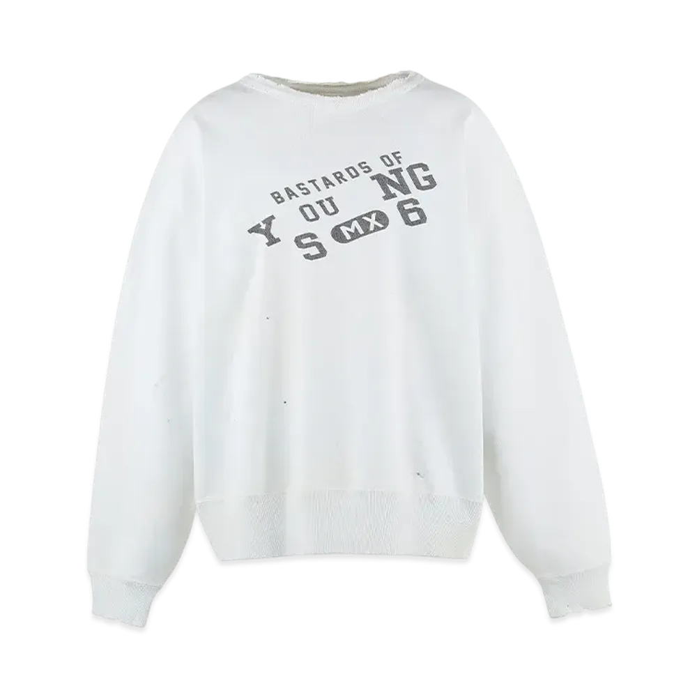 SAINT Mxxxxxx x BerBerJin Crew Neck Sweat Young "White" SM-HR8-0000-C38