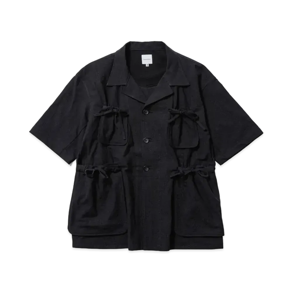 Sasquatchfabrix Drawstring Pk H/S Bush Shirt "Black"