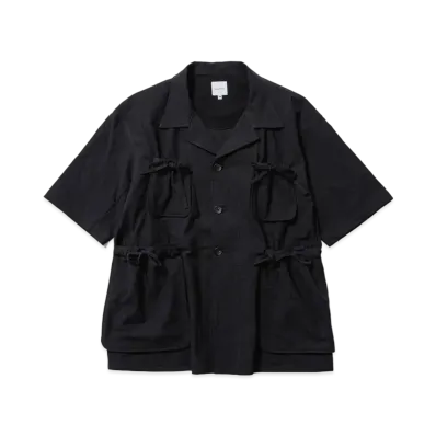 Sasquatchfabrix Drawstring Pk H/S Bush Shirt "Black"