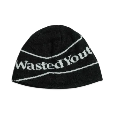 Wasted Youth Single Beanie 1 "Black"