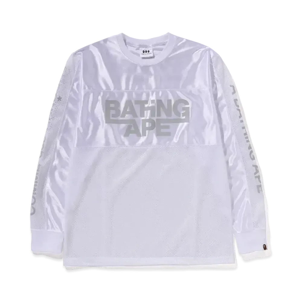 A BATHING APE x COMME des GARCONS CDG Osaka Bape L/S Tee "White"