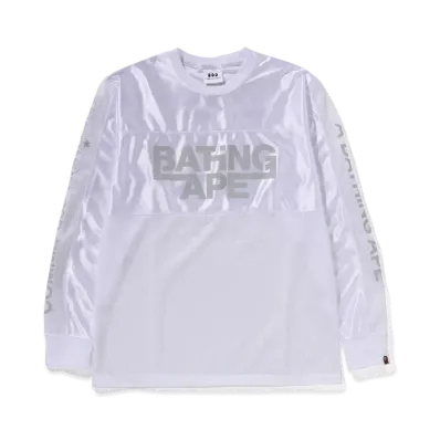 A BATHING APE x COMME des GARCONS CDG Osaka Bape L/S Tee "White"
