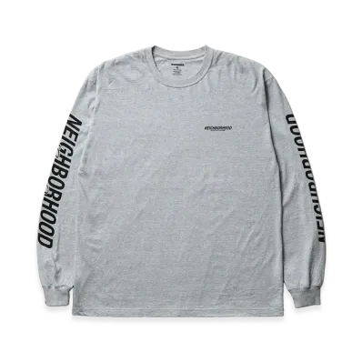 NEIGHBORHOOD NH . Tee LS-1 "Gray"