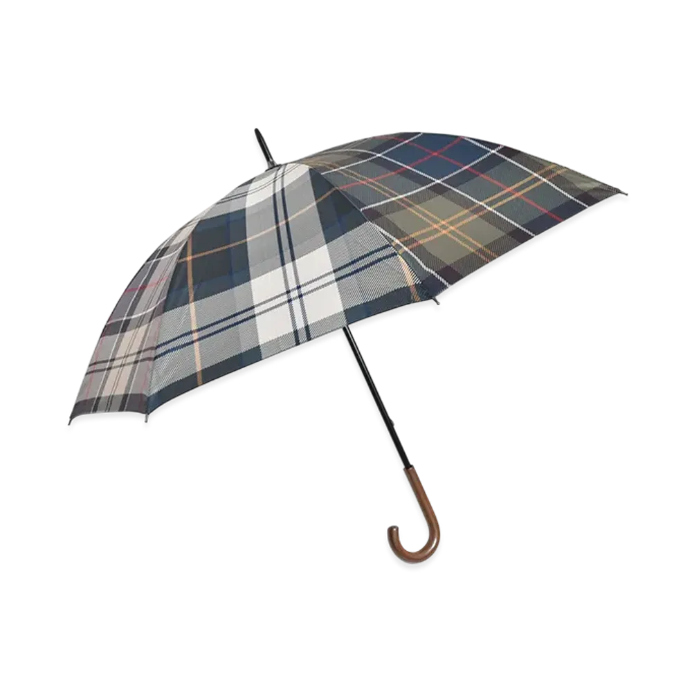 Barbour Full Length Umbrella "Mix Tartan Check"