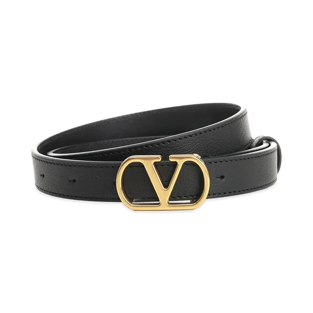 Valentino Women's Vlogo Signature Belt "Black"
