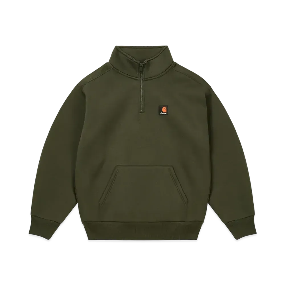 PALACE x Carhartt WIP Carlux Zip Sweatshirt "Plant"