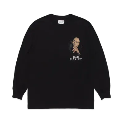 WACKO MARIA BOB MARLEY / Crew Neck Long Sleeve T-Shirt "Black"