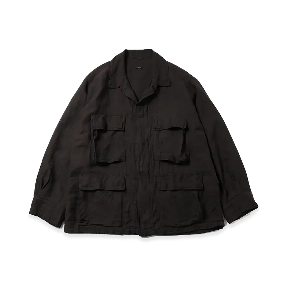 COMOLI Silk Cotton B.D.U. Jacket "Brown"