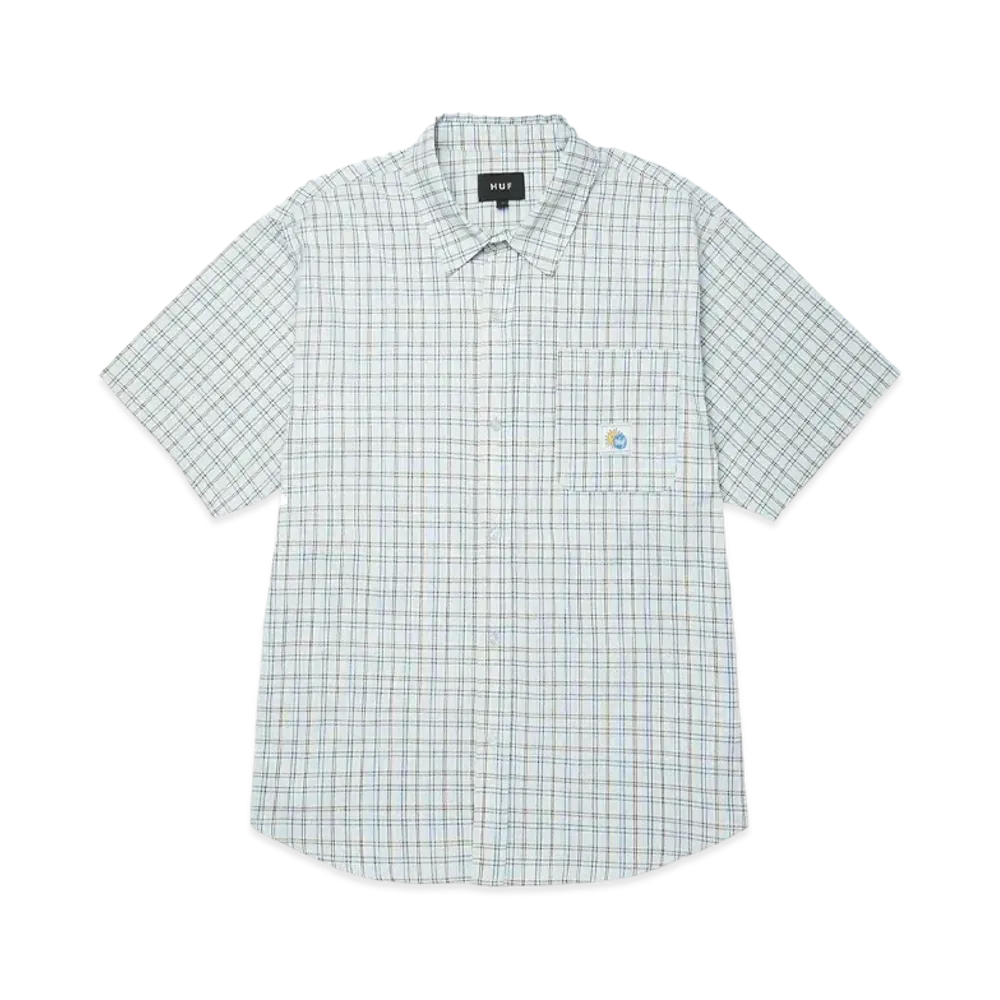 HUF Total Eclipse Plaid Shirt "Light Blue"