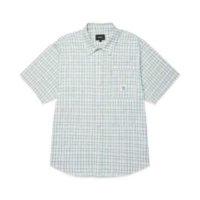HUF Total Eclipse Plaid Shirt "Light Blue"