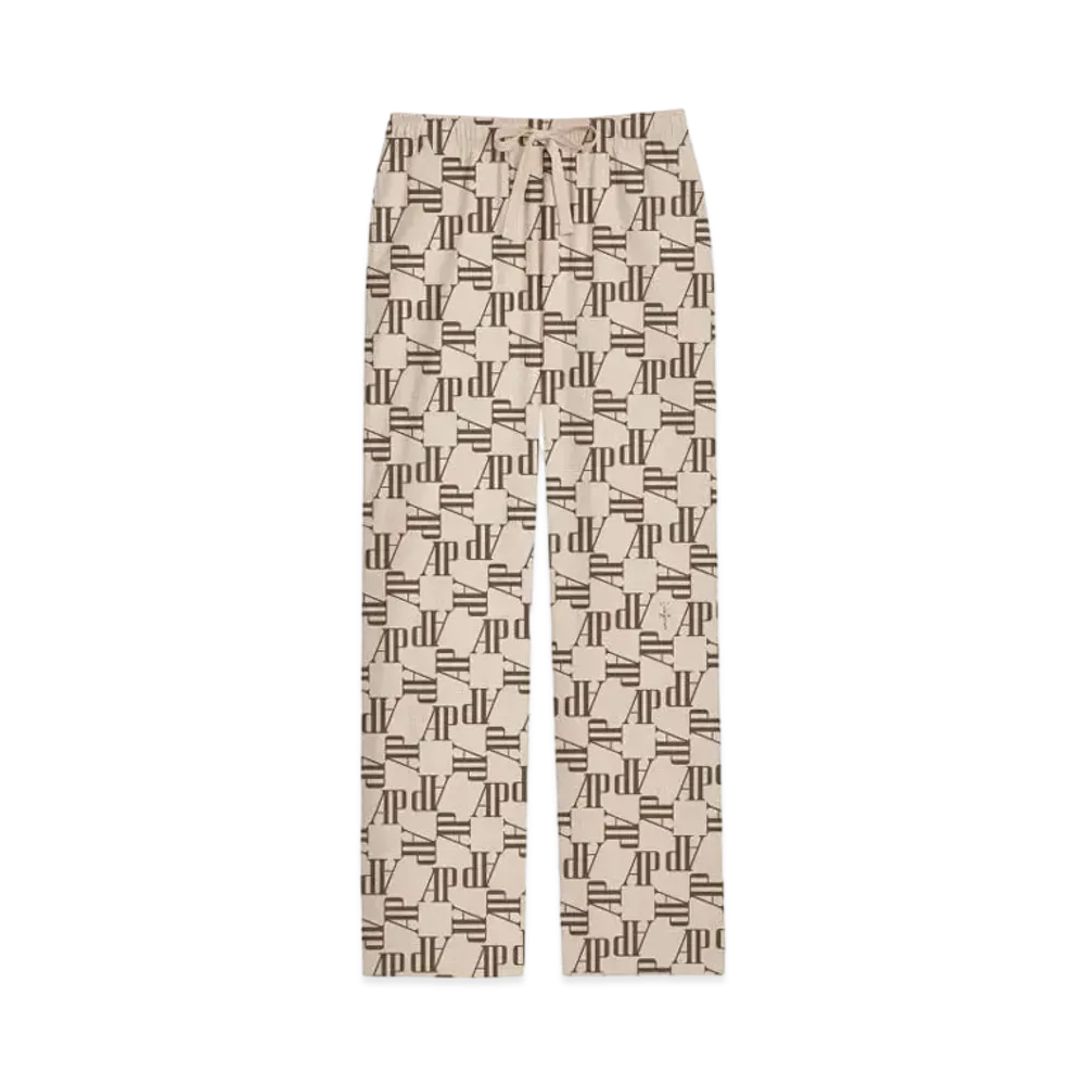 Travis Scott Cactus Jack x AP Logo Silk Pajama Pants Ii "Ivory"