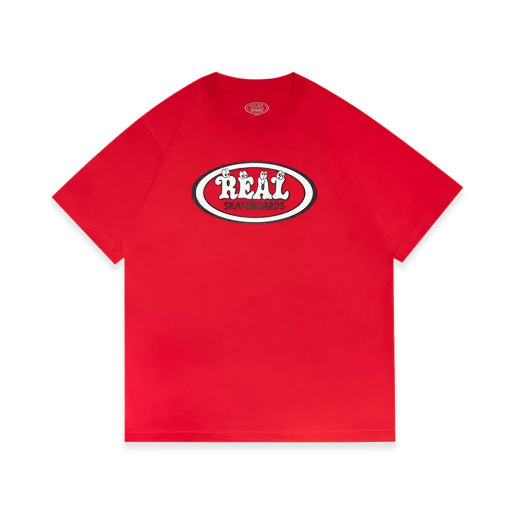 VERDY x REAL SKATEBOARDS Skate Shop Day Tee "Red"