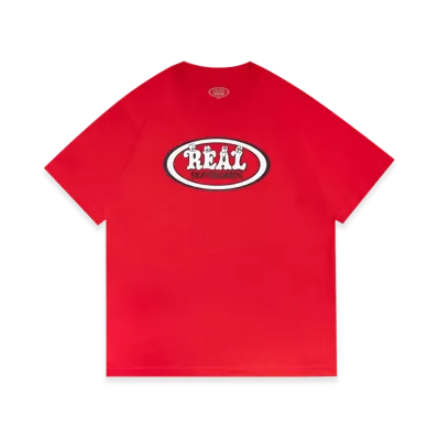 VERDY x REAL SKATEBOARDS Skate Shop Day Tee "Red"